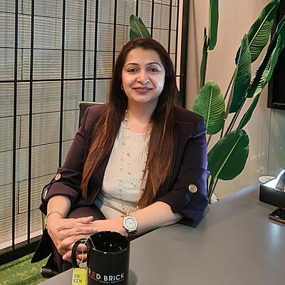 Pooja Mehta Kumar, Chief Human Resources and Operations Officer at Redbrick Offices